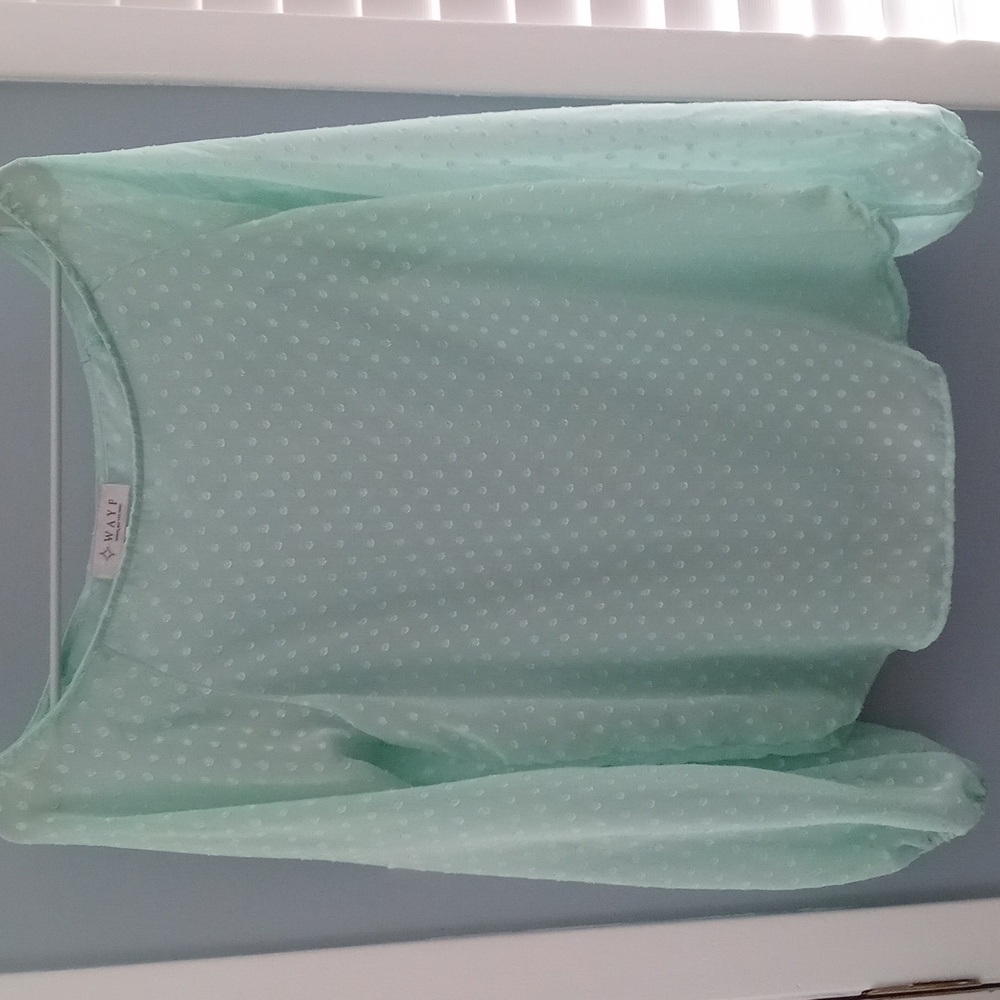 Pretty mint top small soft.